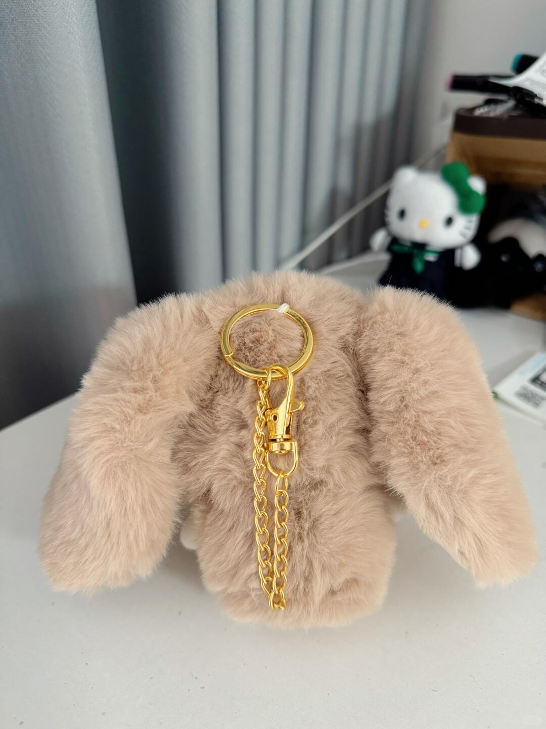 Kitty Bunny Plushie Keychain