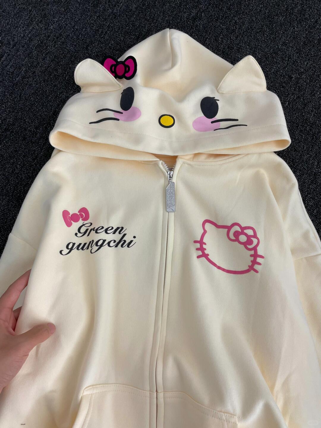 Starry Kitty Twins Hoodie