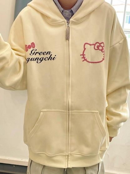 Starry Kitty Twins Hoodie