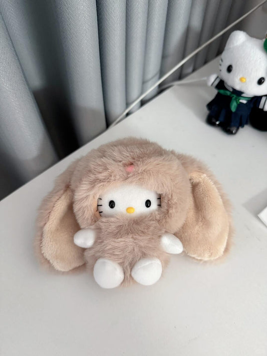 Kitty Bunny Plushie Keychain