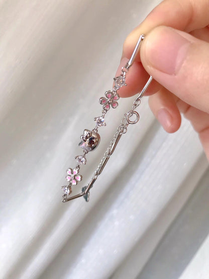 Sakura Bloom Kitty Bracelet