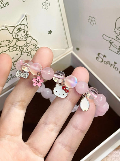 Kitty Beads Charm Bracelet