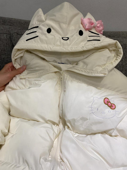 Kitty Charm Puffer jacket