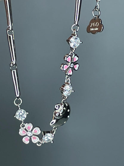 Sakura Bloom Kitty Bracelet
