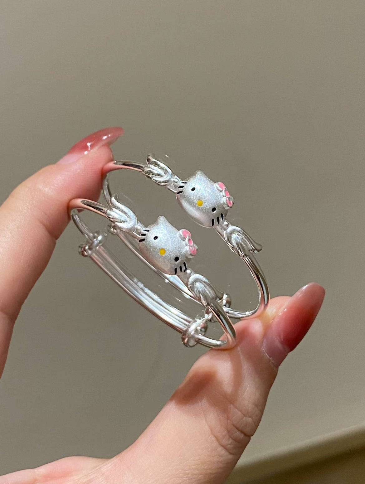 Kitty Charm Wings Bracelet