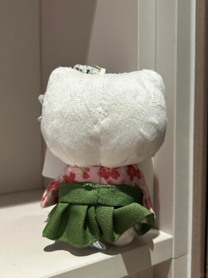 Sakura Kimono Kitty Plushie Keychain