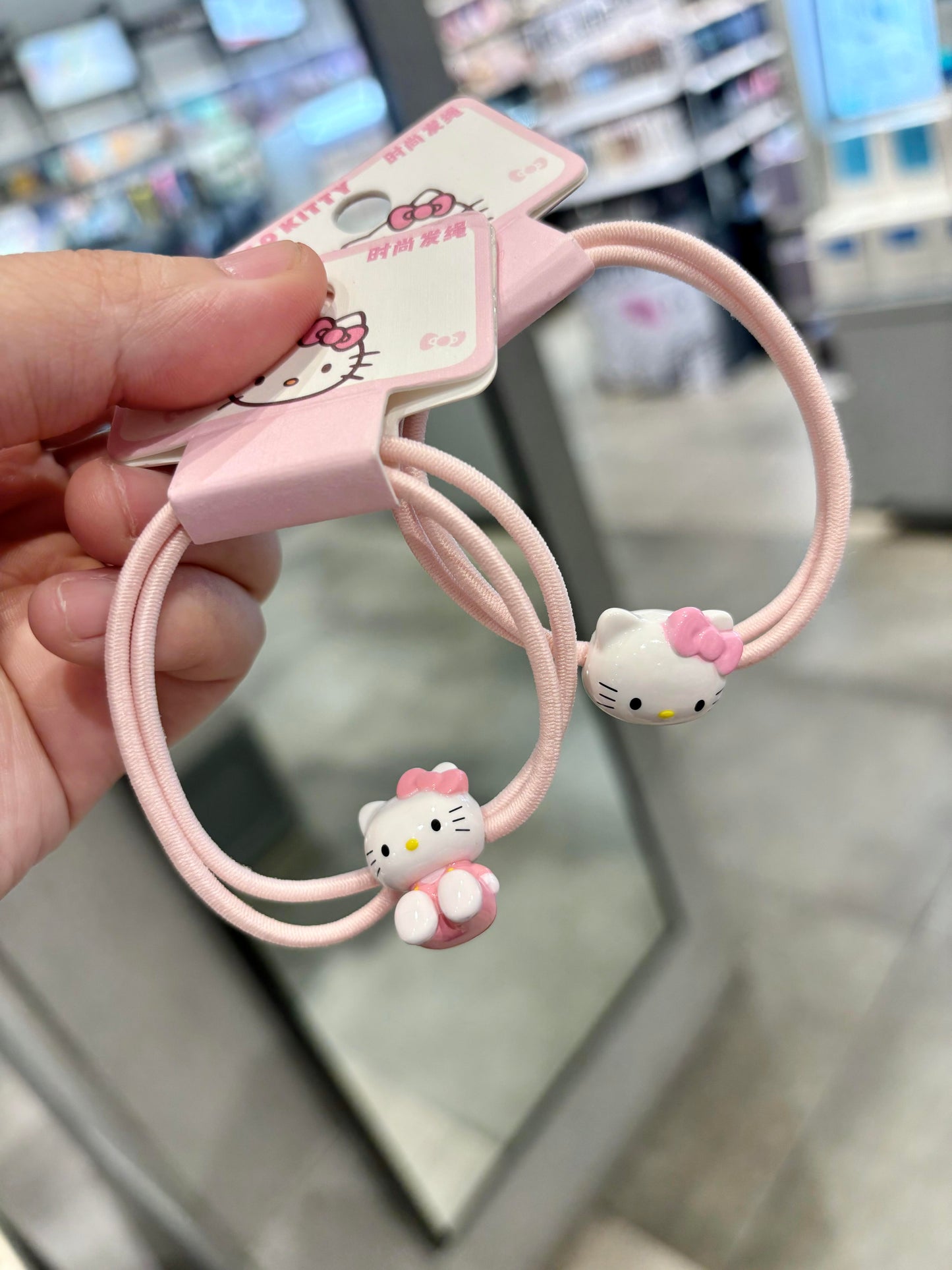 Kitty Charm Elastic Band Bracelet