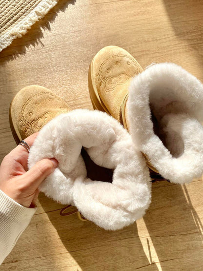 kitty Charm Fur Boots
