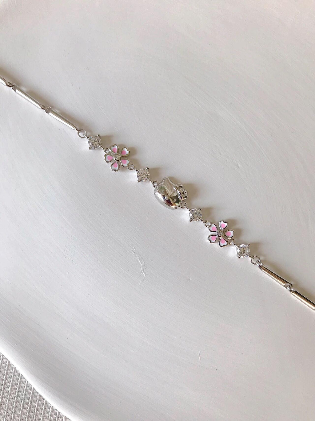 Sakura Bloom Kitty Bracelet