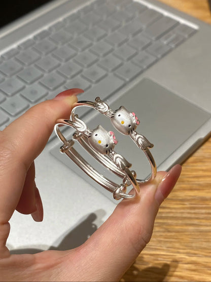 Kitty Charm Wings Bracelet